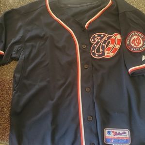 Majestic Sports Jersey - Navy, Size 48